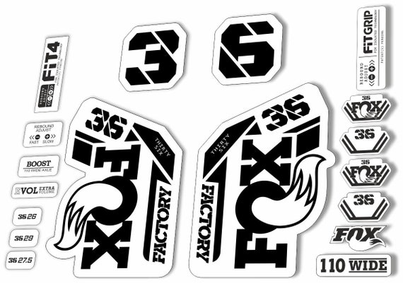 FOX 40 Factory 2021fork new sticker mountain bike fox cycling various stickers 