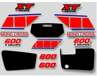 YAMAHA XT350 XT 350 Stickers Decals Aufkleber Autocollant Pegatinas 