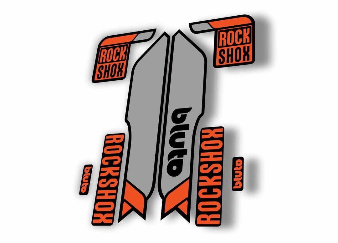 Rock Shox BLUTO 2016 2017 Fork Decal Mountain Bike Cycling Sticker