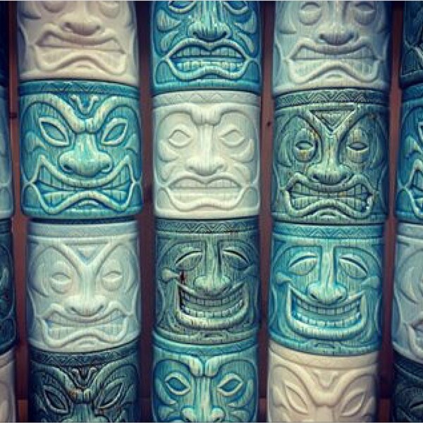 4 x TIKI mugs