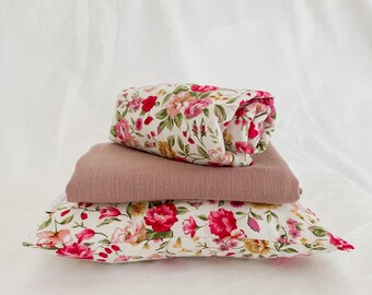 dolls cot bedding set