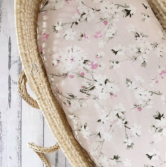 floral bassinet sheets