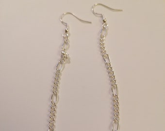 Sterling Silver Dangle Earrings Chain Earrings