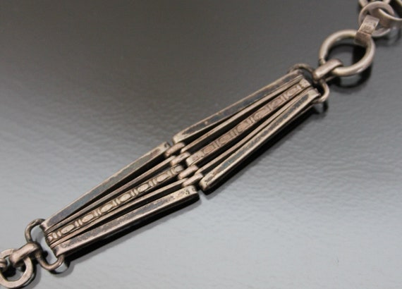 Antique Austro Hungarian  750 Silver Watch Fob. K… - image 4