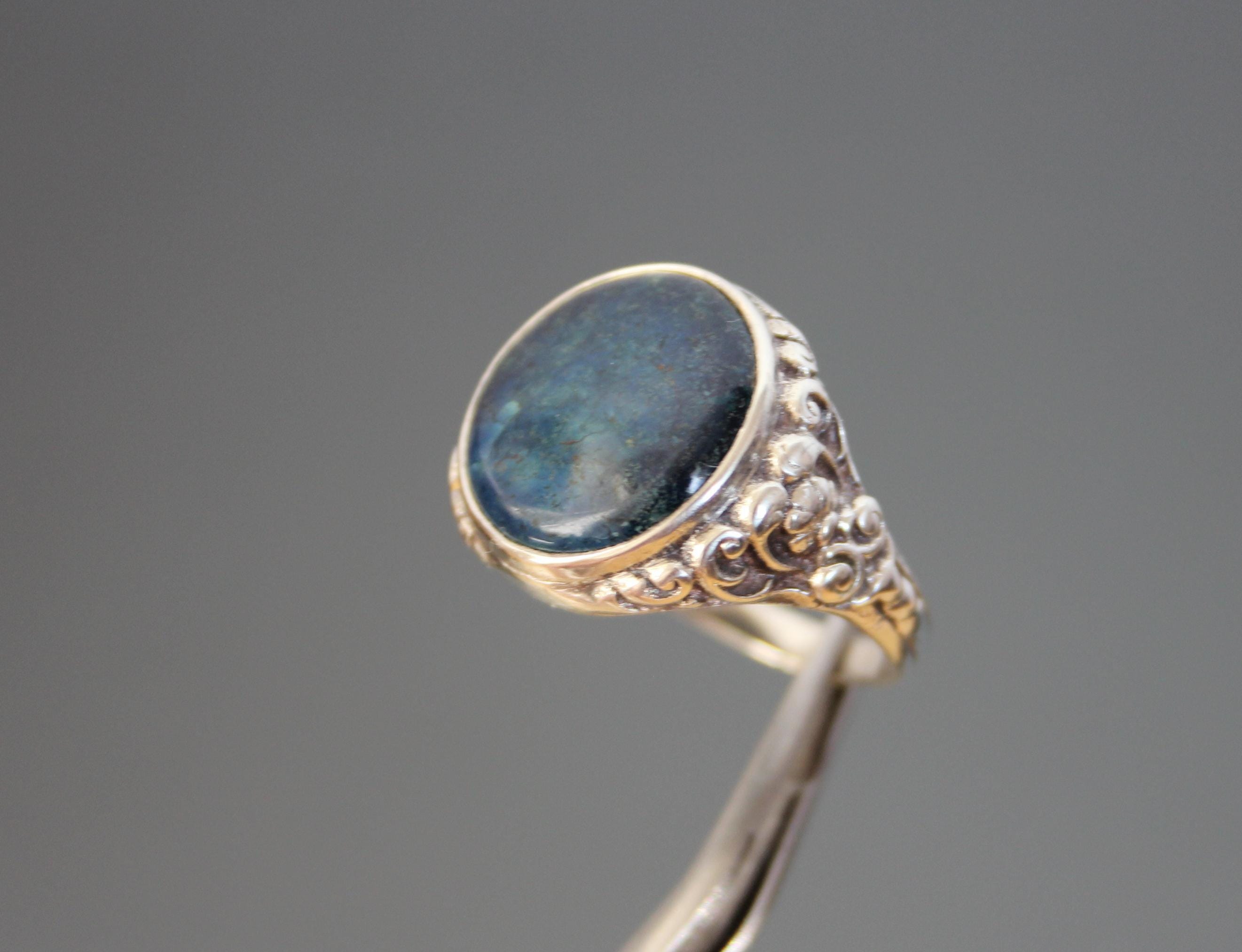 Antique 835 Silver Signet Ring - Etsy