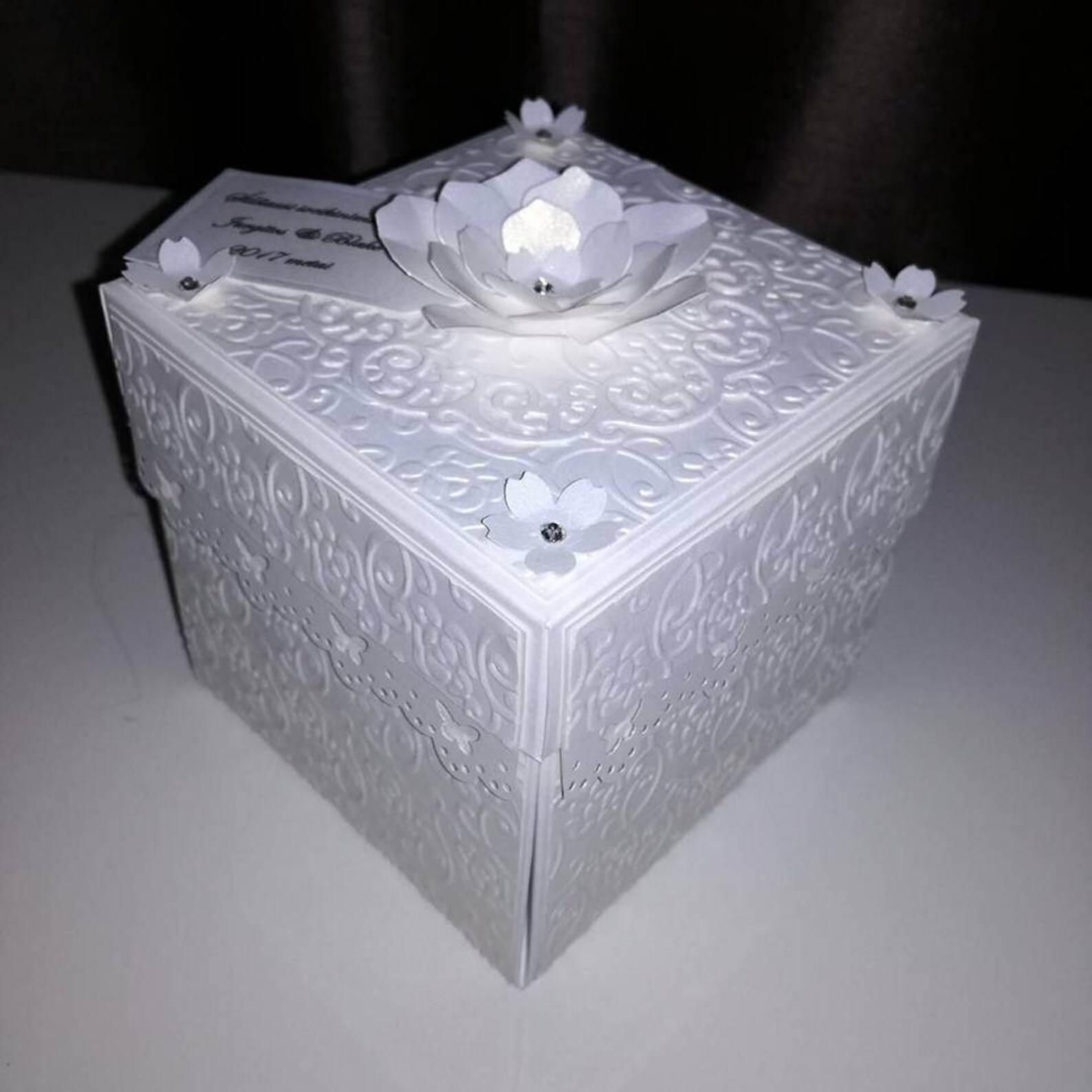 Christening / Baptism Exploding Box With Angel / Invitation / Gift for ...