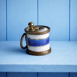 Georgian Miniature Bilston Enamel Tape Measure Circa English Circa 1780s AF Brighton Gift