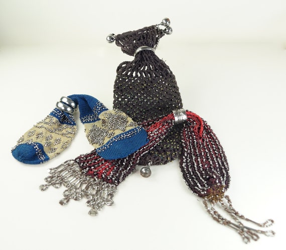 Antique 19th Century Victorian Pence Purse, Croch… - image 10
