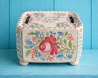 Victorian Money Box Rare Brick Shape English Money Bank C 1870