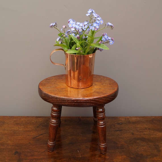 Antique Small Country Stool English Circa 1820 for Child or