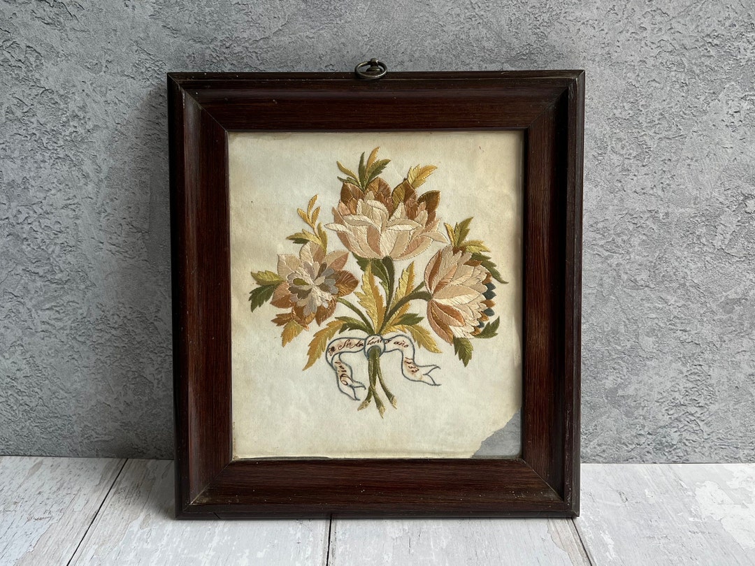 Needlework on Paper, Floral Colifichet, Birth Celebration