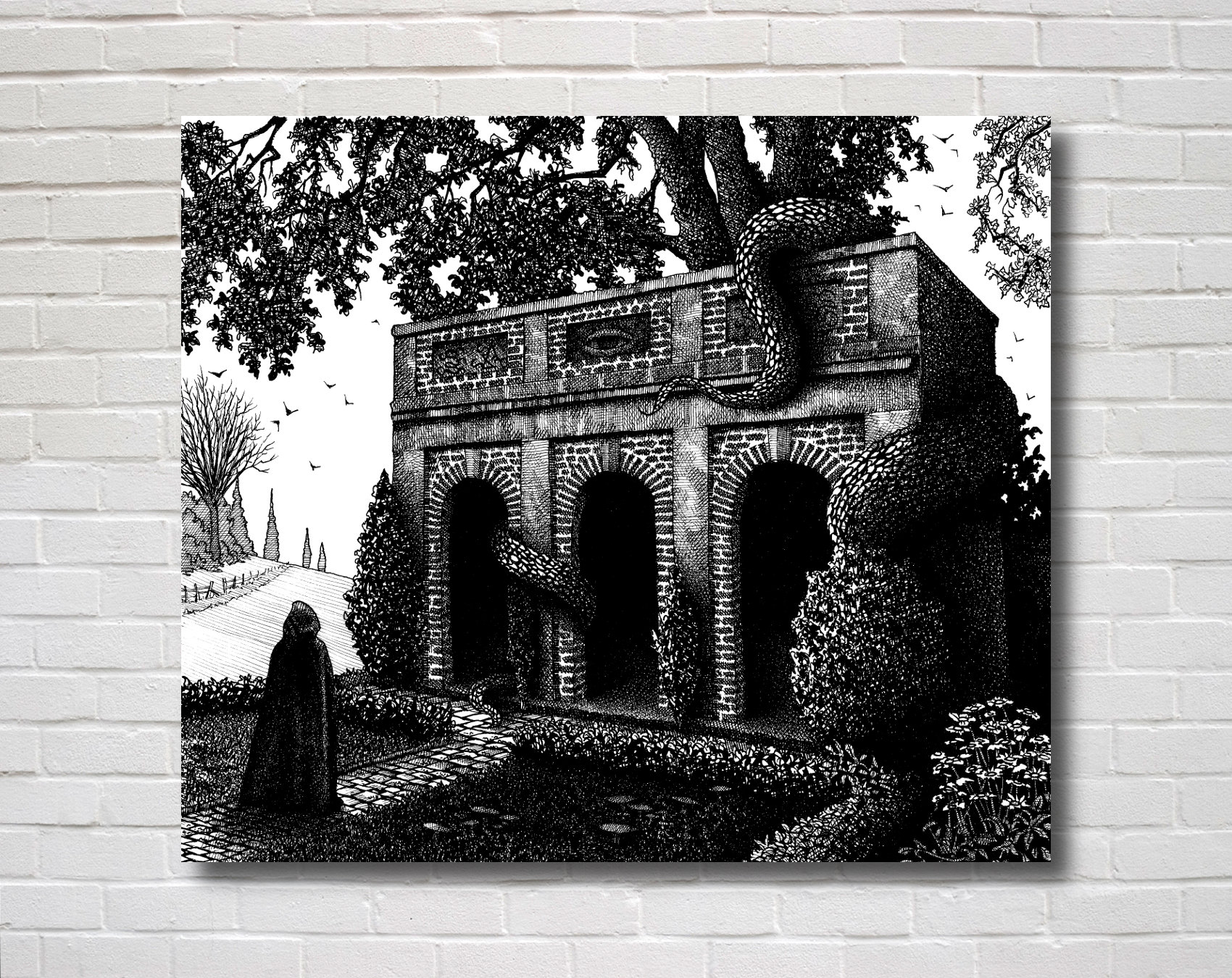 Dunkle Kunst Original Kunst Makaber Fantasy Kunst Gotische Etsy