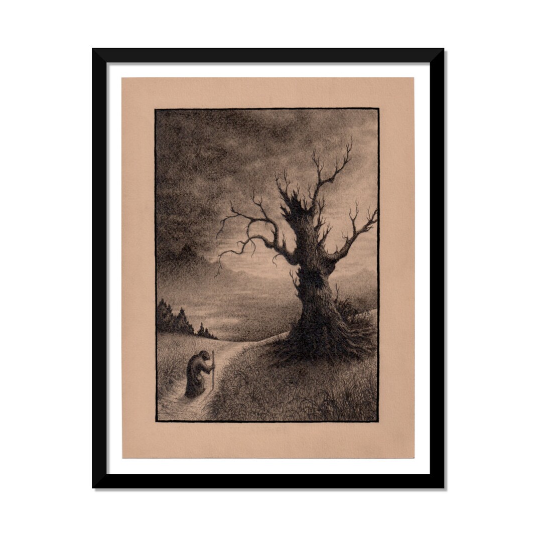 Gothic Art, Dark Art, Book Cover, Giclee Print, Macabre, Fantasy Art