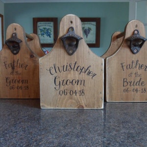 Custom set wooden beer caddies /Tote carriers Six pack personalised wedding groomsman gift sets, Groom Best man Usher Father of the Bride