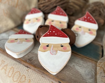 Personalised Wood Christmas Santa Father Christmas decoration My first Christmas custom bauble gifts  Xmas Tree Ornaments Mantel Decoration
