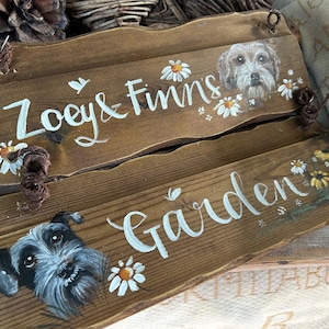 Personalisiertes Gartenschild. Einzigartiges Geburtstags-, Jubiläums- & Erinnerungsgeschenk. Die handbemalten Übertreter werden kompostiert. Opa, Oma, Nan, Opa Bild 19