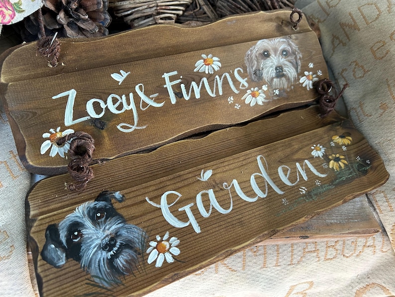 Personalisiertes Gartenschild. Einzigartiges Geburtstags-, Jubiläums- & Erinnerungsgeschenk. Die handbemalten Übertreter werden kompostiert. Opa, Oma, Nan, Opa Bild 19