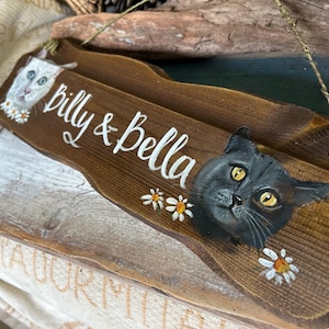 Personalisiertes Gartenschild. Einzigartiges Geburtstags-, Jubiläums- & Erinnerungsgeschenk. Die handbemalten Übertreter werden kompostiert. Opa, Oma, Nan, Opa Bild 20