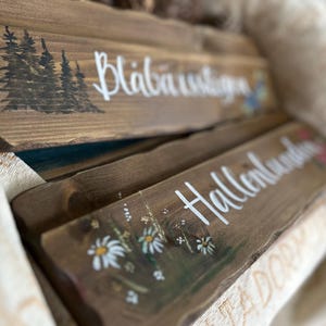Personalisiertes Gartenschild. Einzigartiges Geburtstags-, Jubiläums- & Erinnerungsgeschenk. Die handbemalten Übertreter werden kompostiert. Opa, Oma, Nan, Opa Bild 10