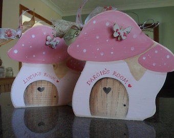 Handmade Fairy door Wooden Fairy Door, Lord of the Rings door, Hobbit doors, Elf doors Fairies welcome door custom fairy door Toadstool door