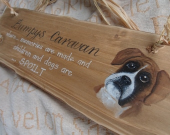 Grandad's House, custom wooden sign, hand painted designs, perfect Birthday, Fathers day gift for Dad, Grandad. Dog lovers gifts, boxer