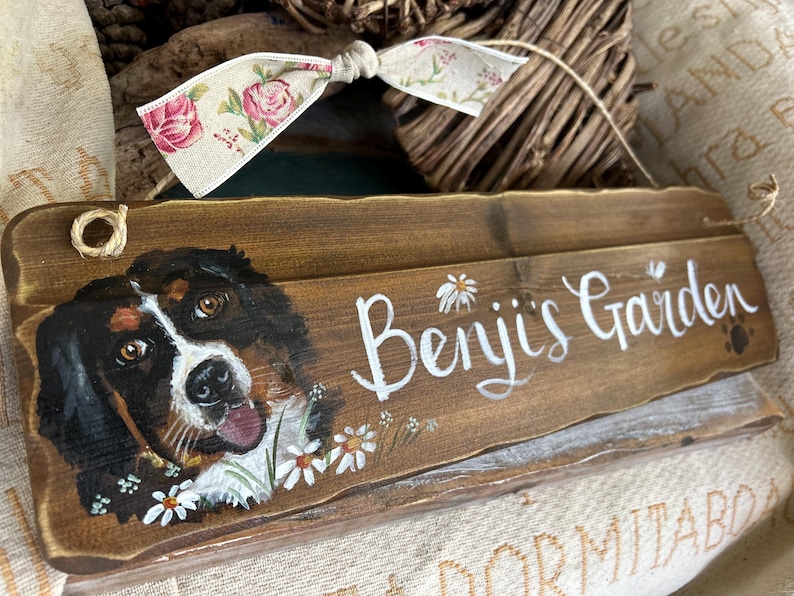 Personalisiertes Gartenschild. Einzigartiges Geburtstags-, Jubiläums- & Erinnerungsgeschenk. Die handbemalten Übertreter werden kompostiert. Opa, Oma, Nan, Opa Bild 8