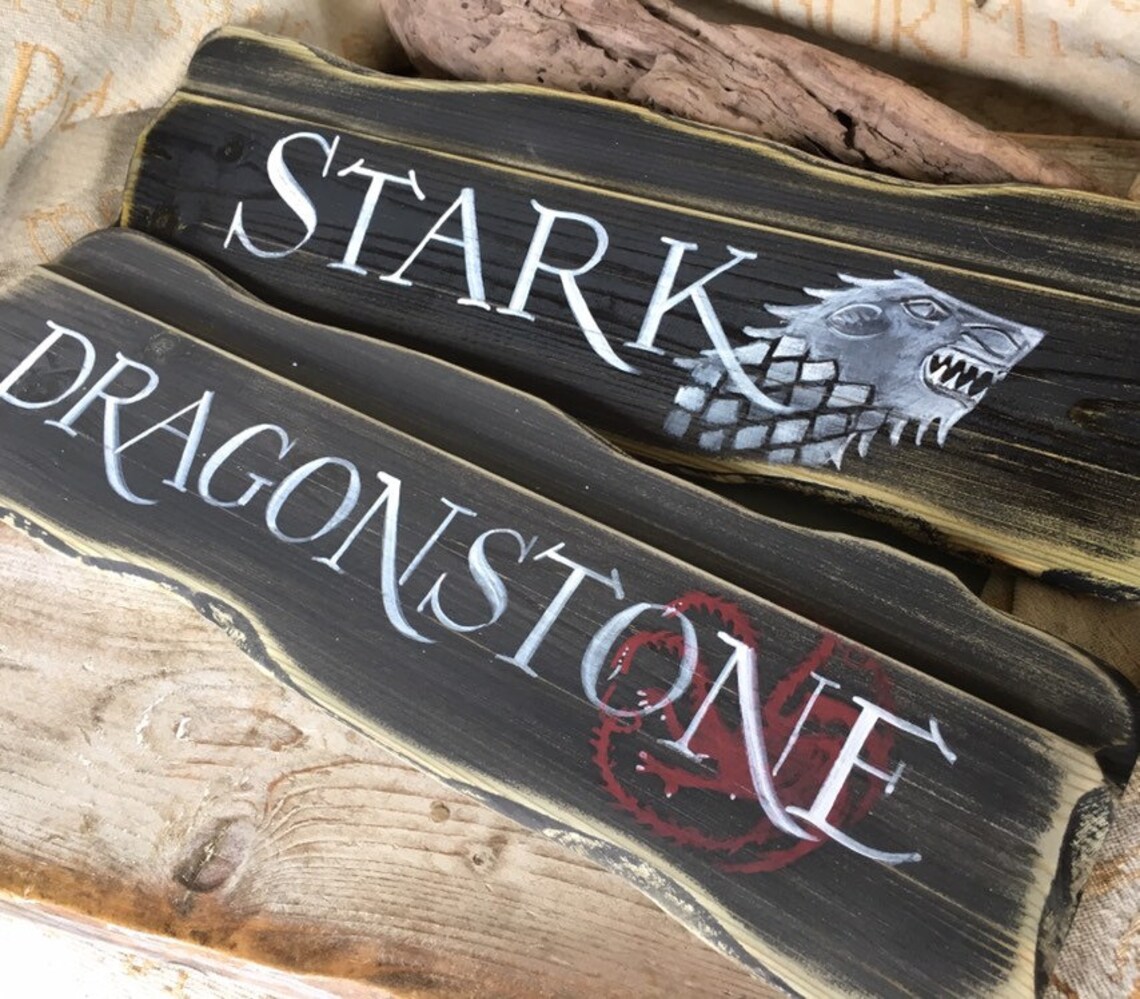 Game of Thrones personnalisé signpost mancave idées de signes | Etsy
