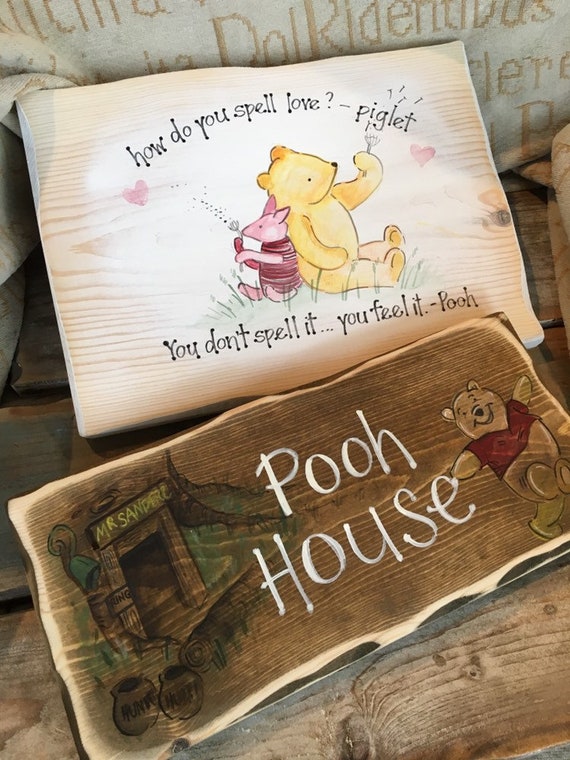 Winnie the Pooh Inspired Single & Multi Pack Signpost Signs 100