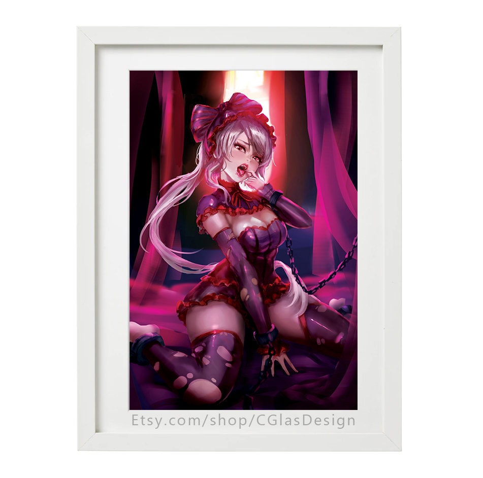 Overlord Shalltear Bloodfallen Anime Wallscroll Poster Kunstdrucke Bider Drucke