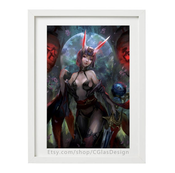 Fate Grand Order Fanart Fate Go Shuten Douji Assassin Shuten Etsy