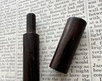 Victorian Treen Needle Holder 9.3cm