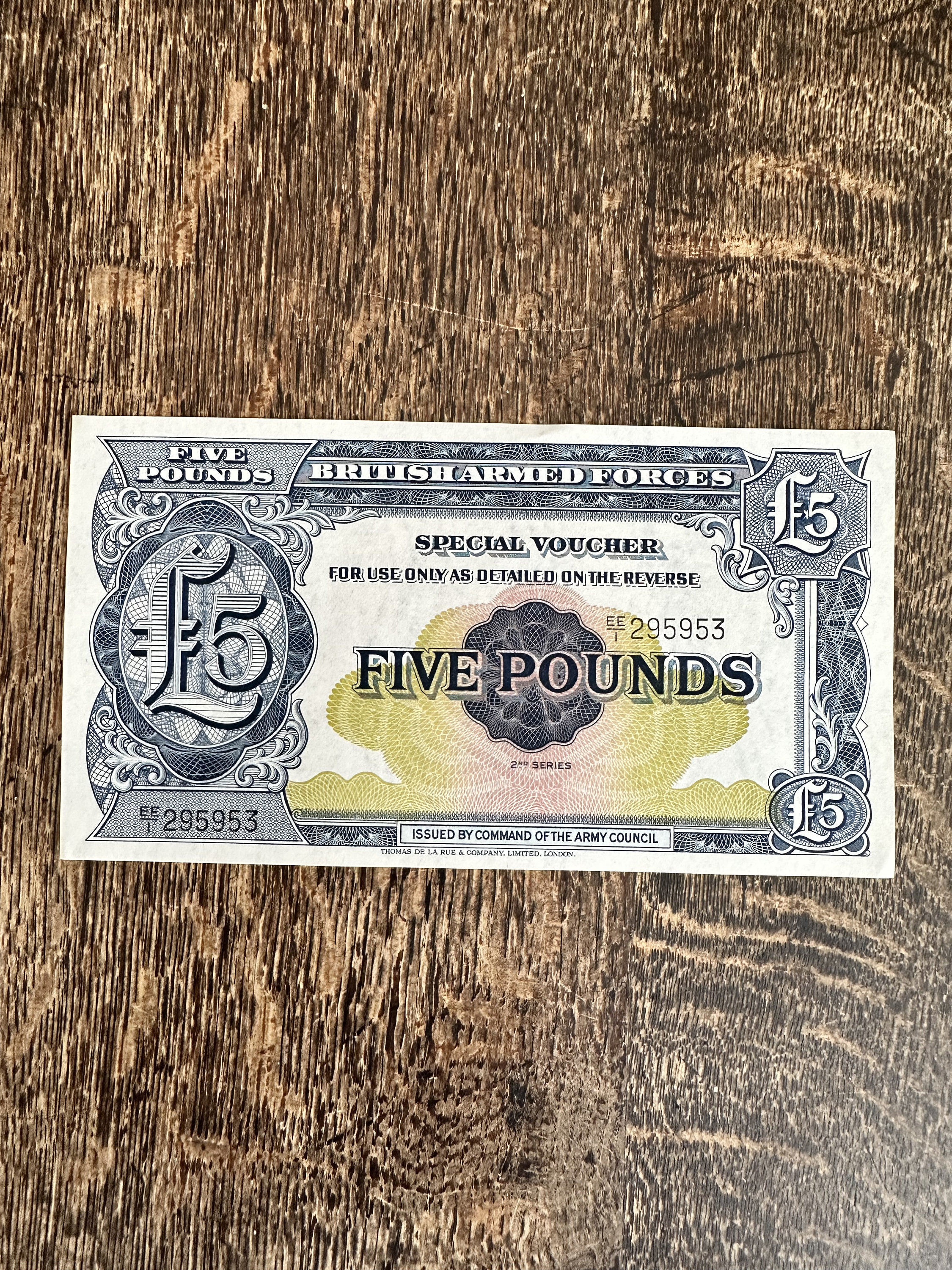 Five Pound Note