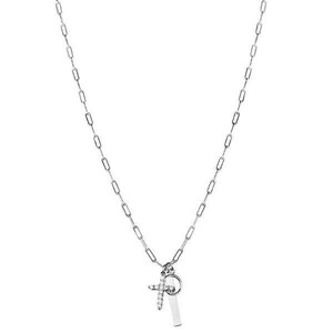 SHE IS ME - Statement Chain - Customizable - Silver