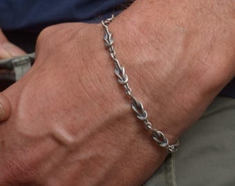 Knot of Hercules Bracelet, Sterling Silver Arm Accessory for Men BA143
