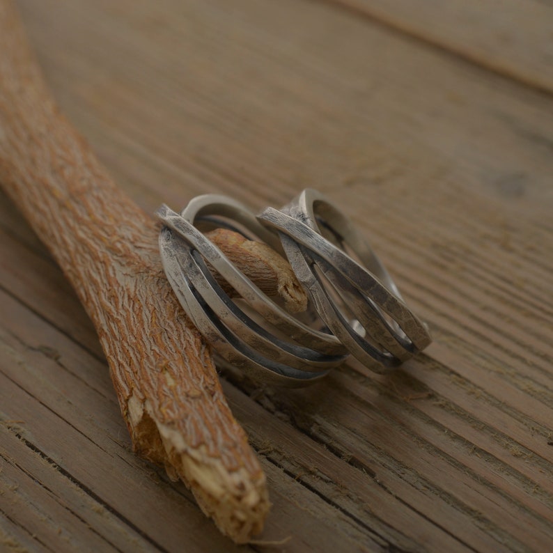 boho wedding band