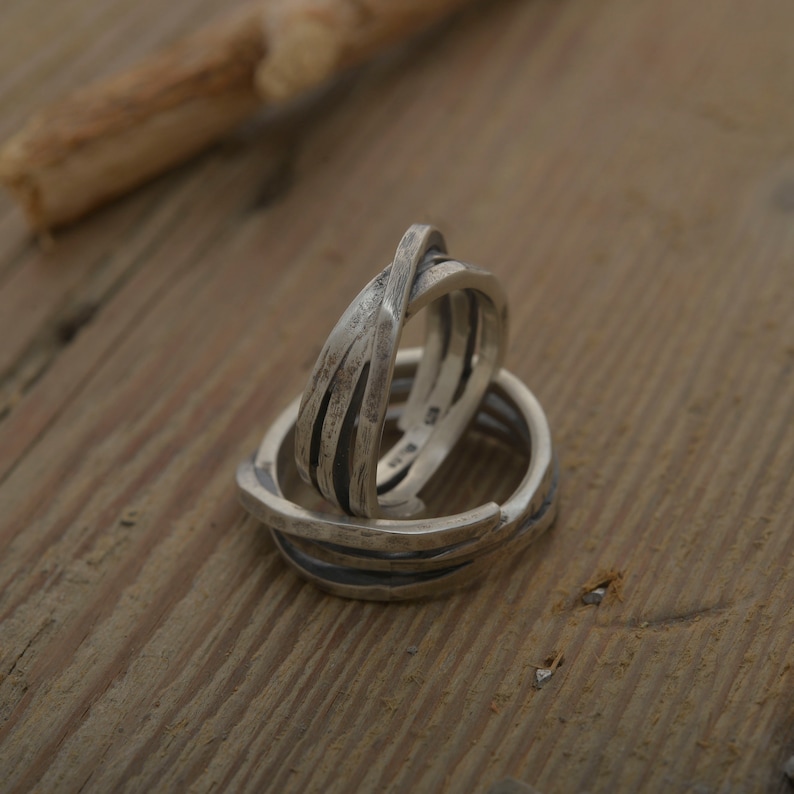 boho wedding band