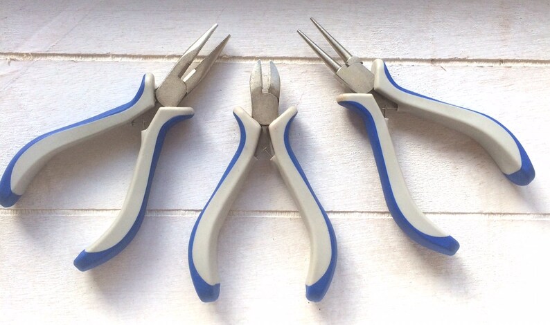 3-piece pliers for jewellery production image 1