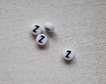 10 AYRCL letter Beads Letter Z