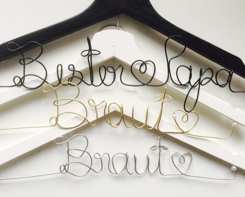 Clothes hanger bride for your wedding image 3