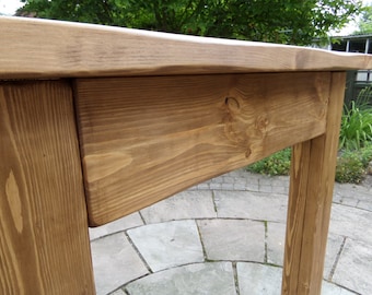 Hand made chunky rustic bespoke solid fire surround made to order