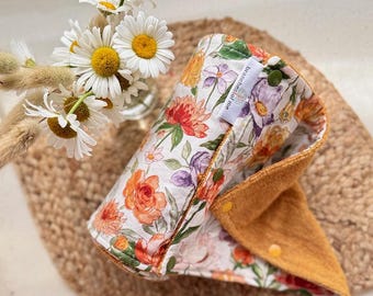 Organe Garden Unpaper towel - non-paper towel - kitchen roll - flannel - boho - reusable - handmade
