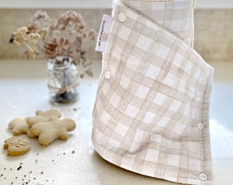 Calm Gingham Unpaper towel - non-paper towel - kitchen roll - flannel - boho - reusable - handmade
