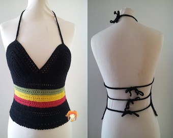 Handmade bare back crochet