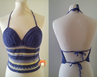 Handmade bare back crochet