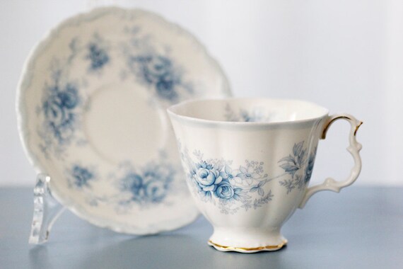 Juego de 6 Tazas Harebell Envoltura De Porcelana Fina Tazas Vasos