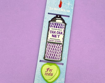 CHA CHA NET Magnetic Bookmark Set: Hairspray & Sweetheart