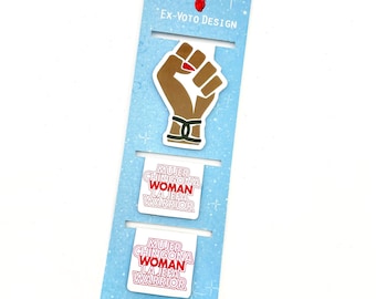 CHINGONA POWER, magnetic bookmarks