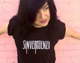 SINVERGÜENZA Muscle Tee, girl gang tshirt