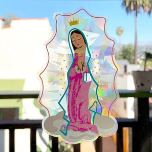 VIRGEM DE GUADALUPE, adesivo para apanhador de sol