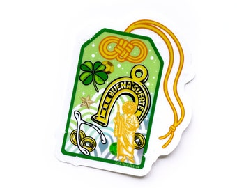 Lucky Omamori Sticker: Japanese Amulet Decal